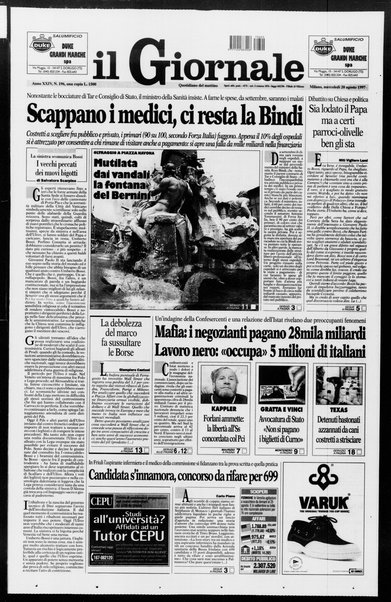 Il giornale : quotidiano del mattino